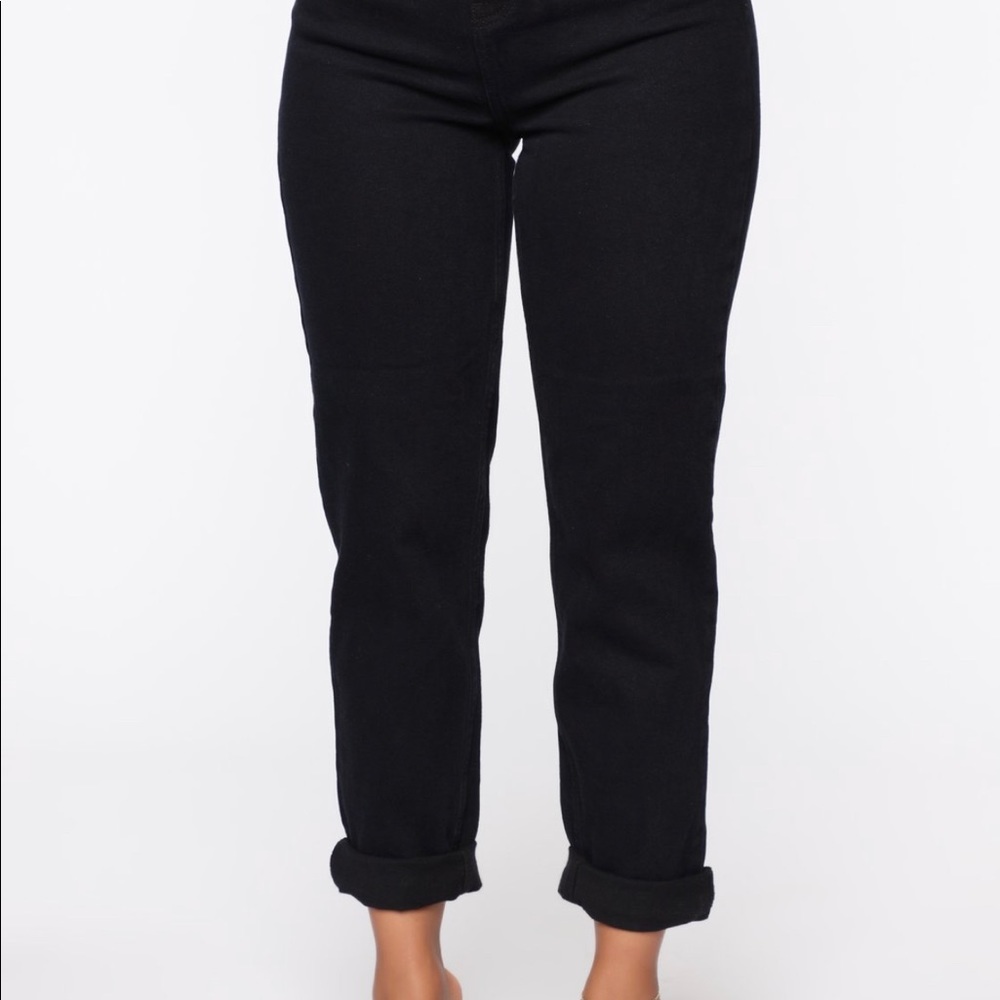 Black mom jeans - Picture 2 of 5
